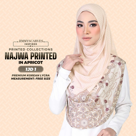 Najwa Sarung Printed Instant Hijab