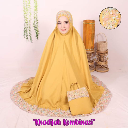 Khadijah Tulips Prayerwear/Mukna