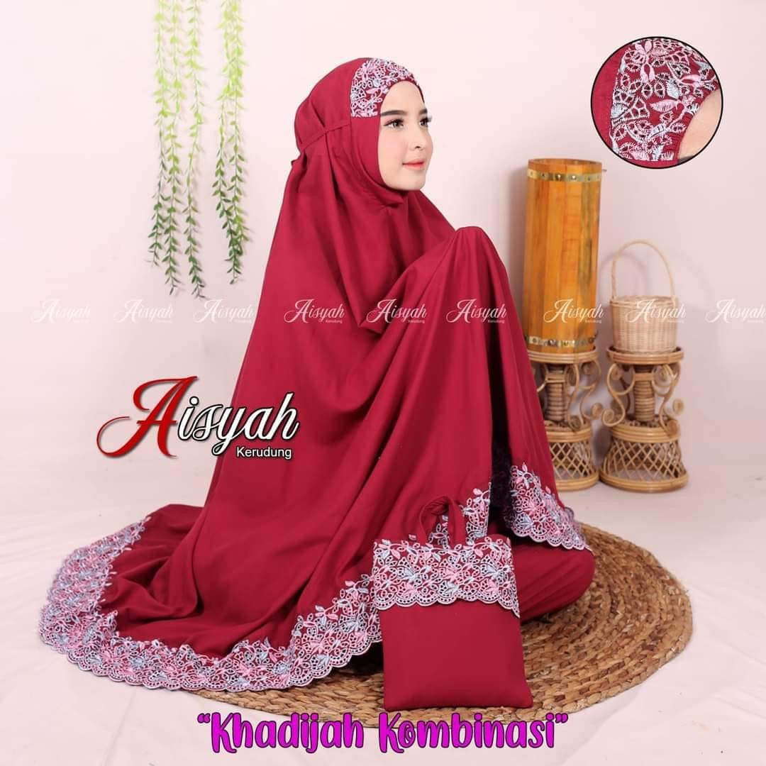 Khadijah Tulips Prayerwear/Mukna