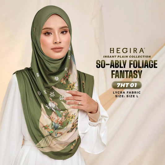 So-Ably Foliage Fantasy Instant Hijab