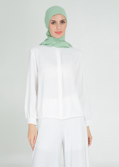 Premium Chiffon Hijab - Sea Green