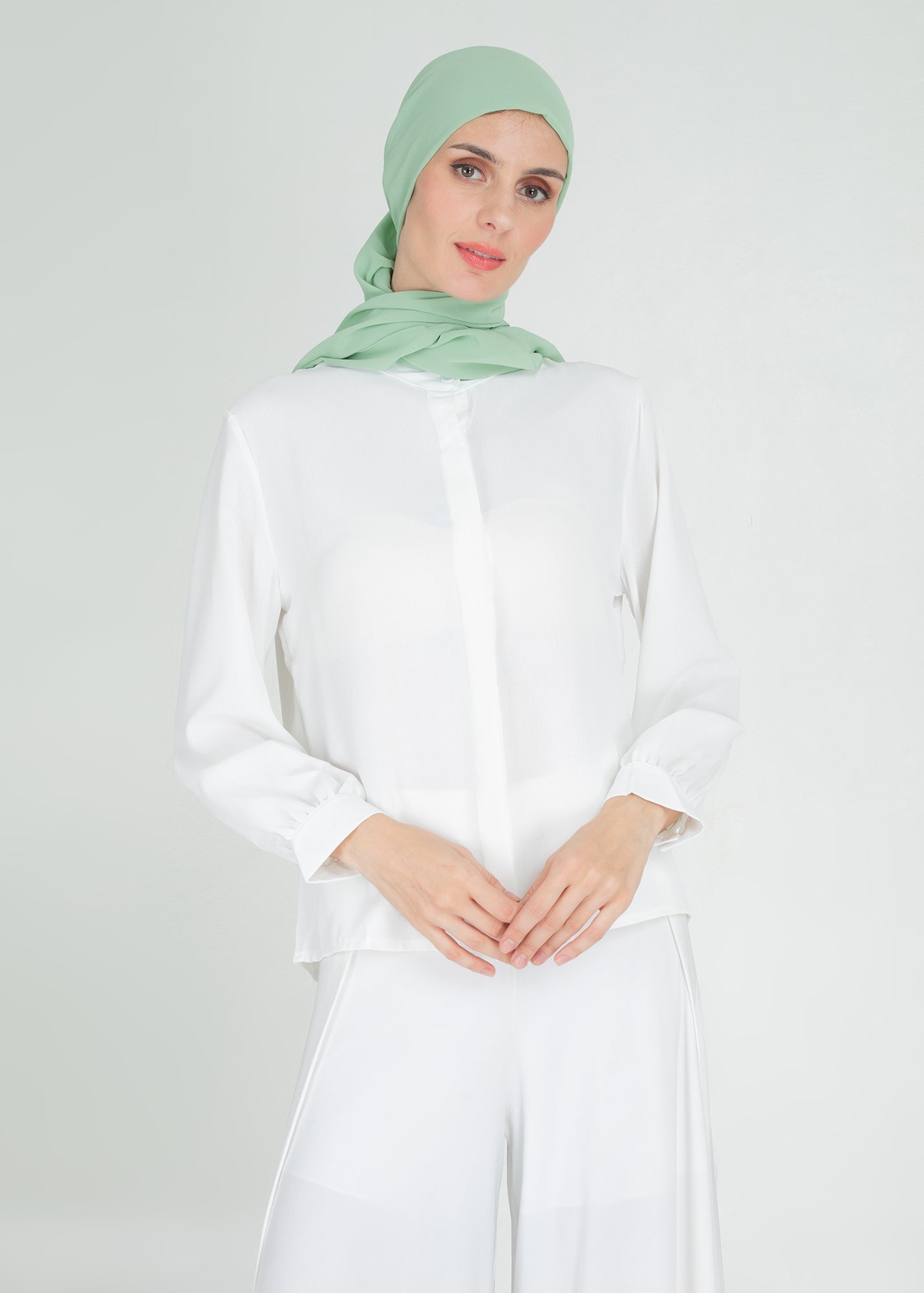 Premium Chiffon Hijab - Sea Green